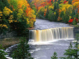waterfall - Michigan
