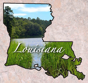 Louisiana map